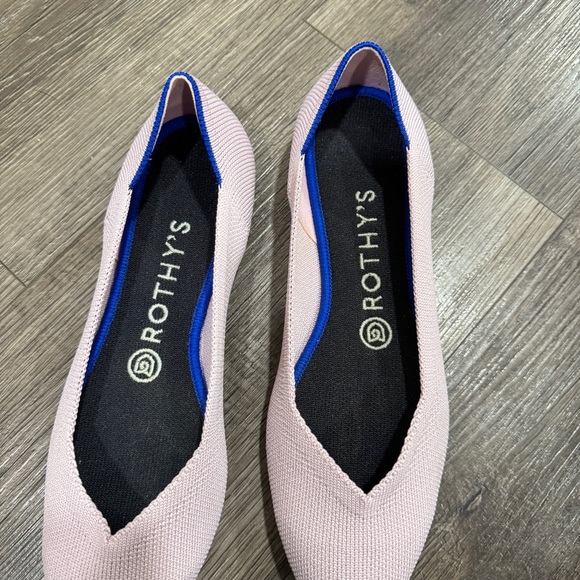 Rothy's The point flat retired petal pink size 8 - Picture 4 of 10